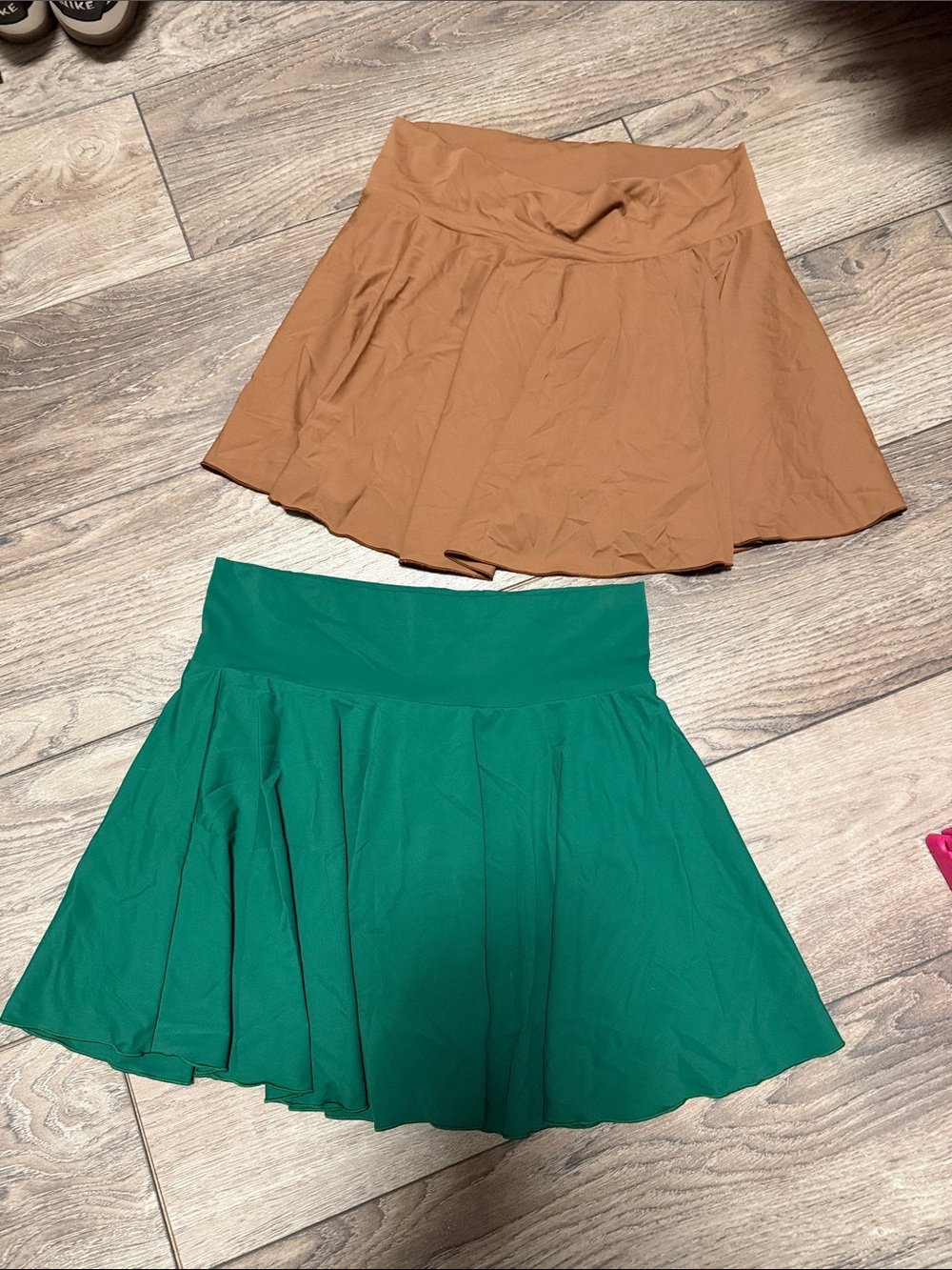 Lot of 2 athletic tennis skorts with pockets